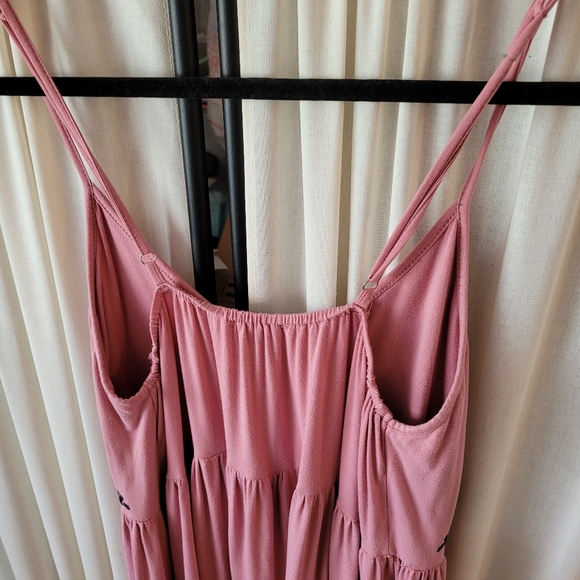 Pol size medium women's sleeveless pink and black dress, great condition - Picture 4 of 5